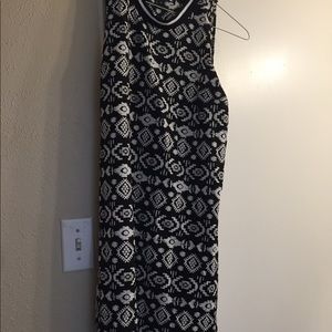 Black and white dress